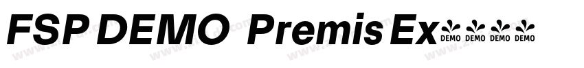 FSP DEMO   Premis Ex字体转换